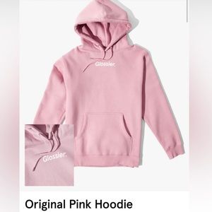 GLOSSIER Original Pink Hoodie
